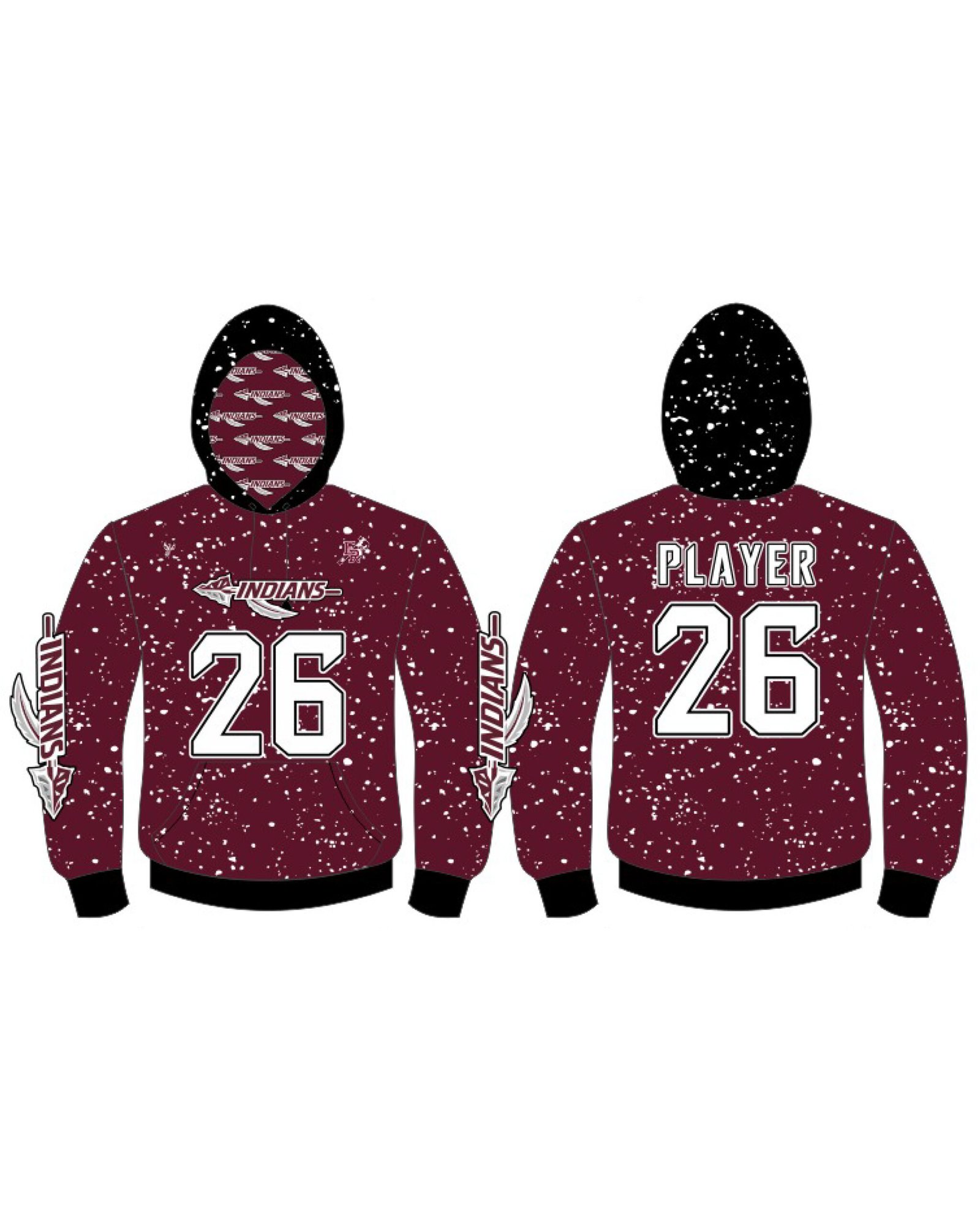 Hoodie - East Robertson Indians - Image 3
