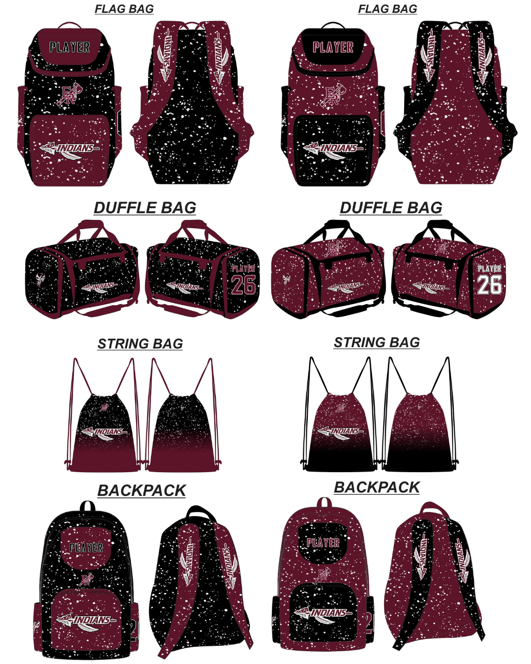 Bag - East Robertson Indians
