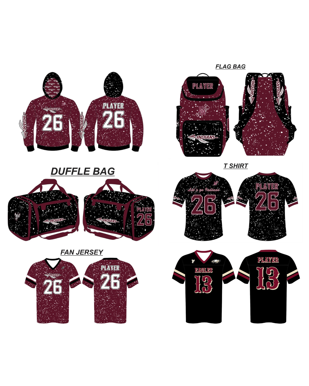 Fan Bundle - East Robertson Indians