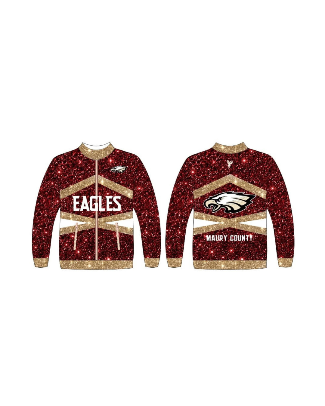Hoodie - Eagle Maury County - Image 2