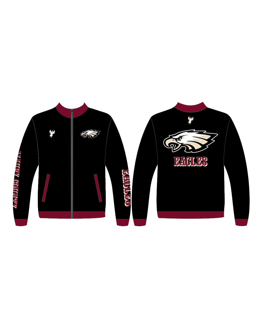 Hoodie - Eagle Maury County - Image 3