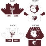 Football Gloves - Cheatham County Cubs