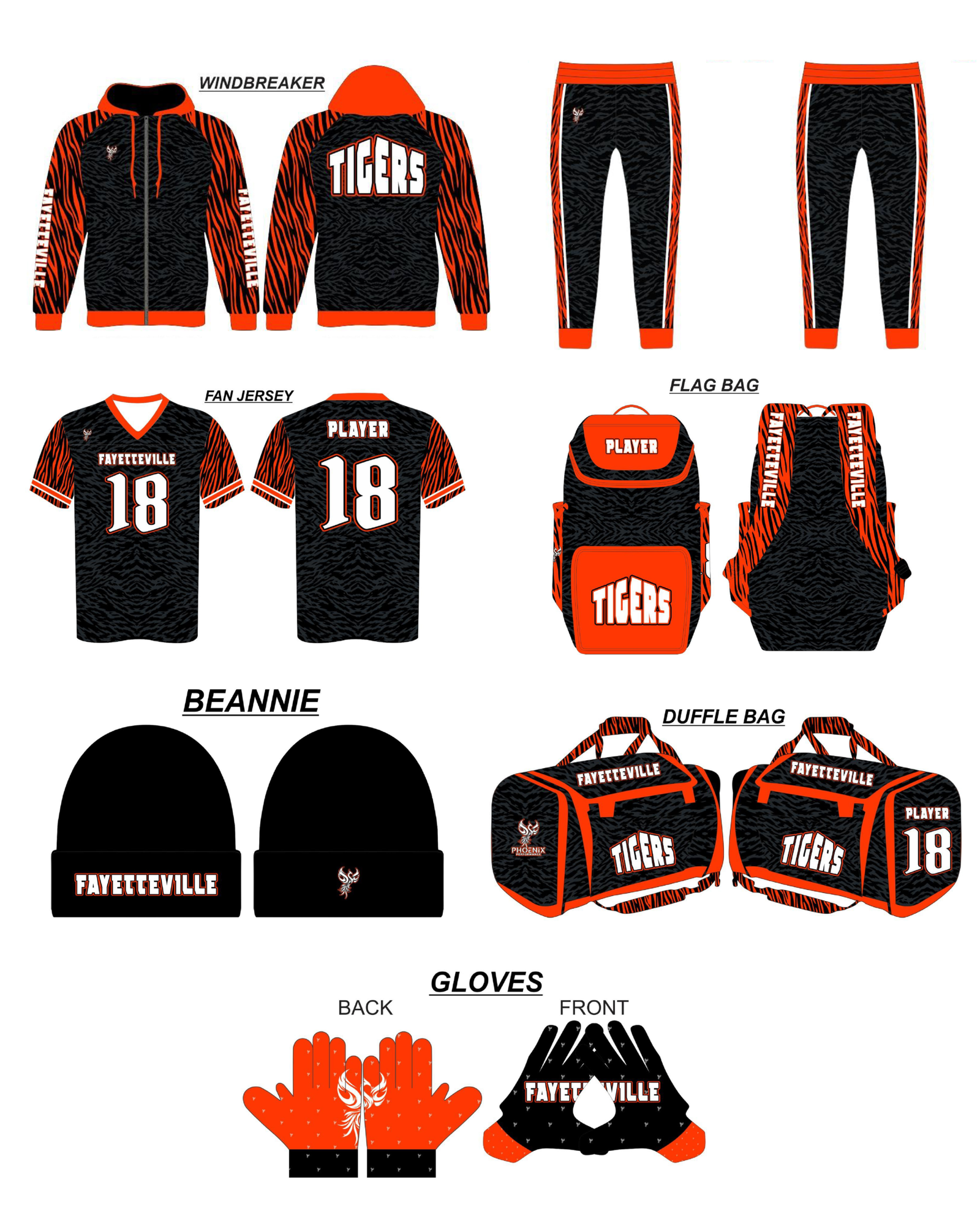 Winter Bundle - Fayetteville Tigers